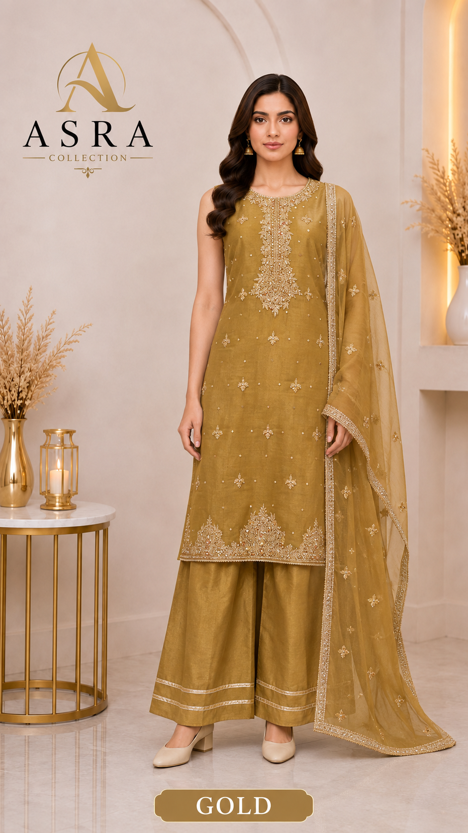 Elegant 3-Piece Punjabi Suit