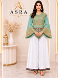 Elegant Embroidered Sarana Set