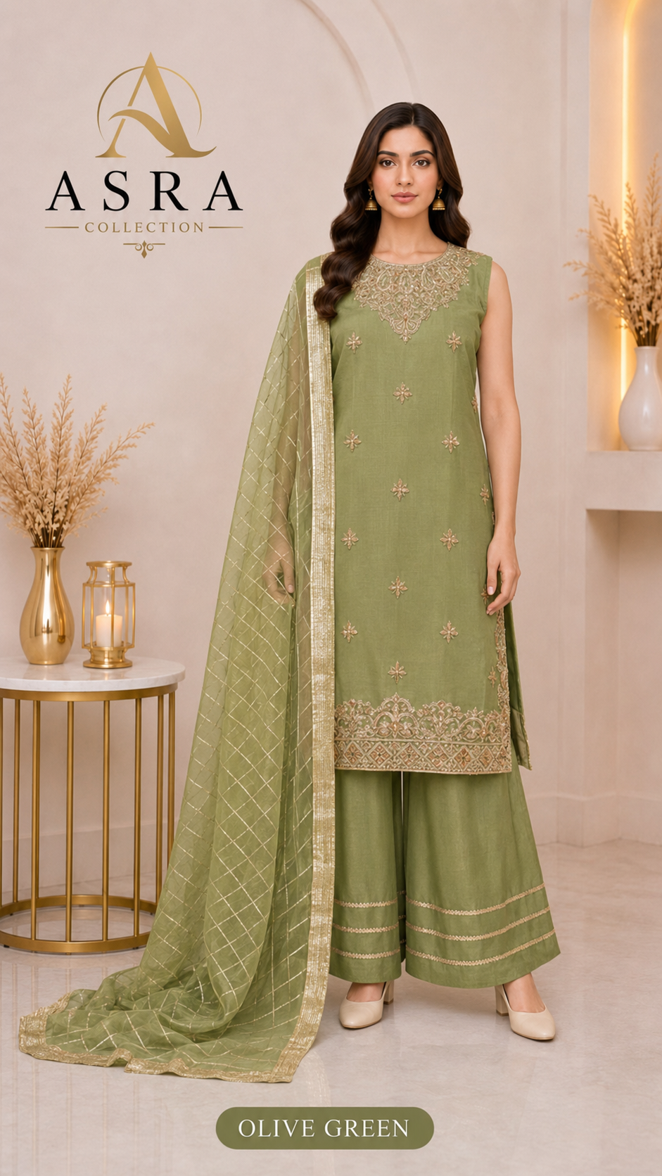Elegant 3-Piece Punjabi Suit